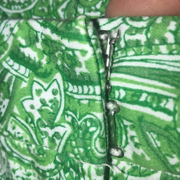 Appleseed’s Green Paisley Pants Size 6​​​​ - Picture 3 of 6